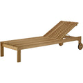 Thumbnail photo of Amaze Solvogn - Solseng - Teak - B: 215 X D: 77 X H: 110 X Sh: 36 Cm