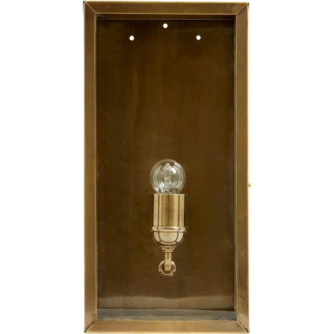 Photo of Eos Outdoor Wall Lamp - Brass