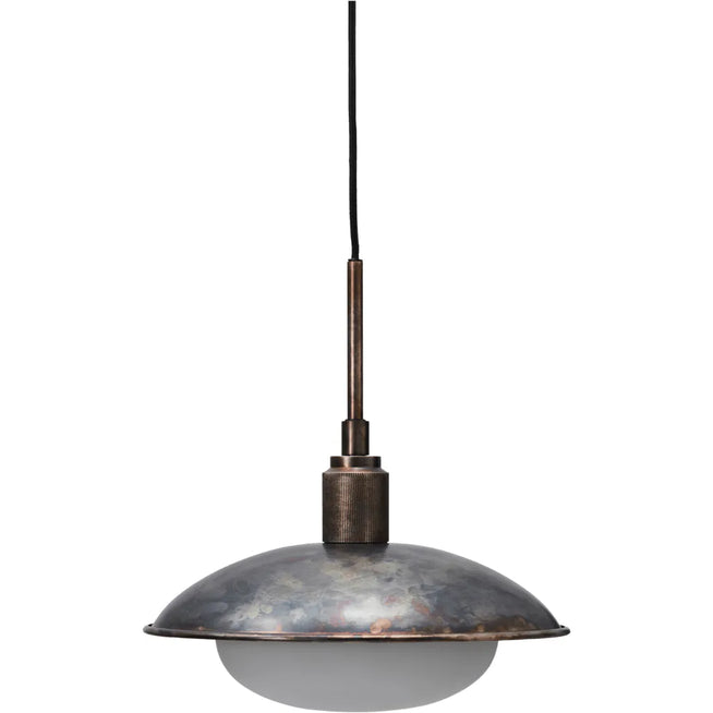 Photo of Boston Hanging Lamp - Antique Brown Ø32cm