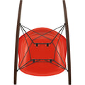 Thumbnail photo of Eames Plastic Armchair Rar - 03 Poppy Red - Basic Dark Base - Dark Maple - Dining Chairs - Metal/wood/plastic
