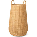 Thumbnail photo of Braided Laundry Basket - Vasketøjskurv - Flettet Rattan - Natural - Ø42 X H80 Cm