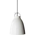 Thumbnail photo of Caravaggio 1 Pendant White Smooth-grey Textile Cord