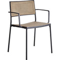 Thumbnail photo of Less Stol M. Armlæn - Havestol - Aluminium/french Weave