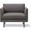Thumbnail photo of Calmo Lounge Chair 80 5621 By Hugo Passos - Lænestol - Fiord 271 / Black - W105 X D90 X H75,5 X Sh41 Cm