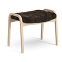 Lamini Children's Foot Stool Laquered Beech/sheep Skin