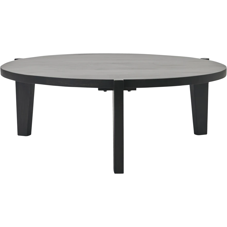 Bali Coffee Table - Black Ø110cm