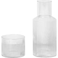 Thumbnail photo of Ripple Carafe Set - H18 X Ø7,5 Cm