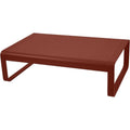 Bellevie Low Table Red Ochre - Småbord & Sidobord Utomhus - Pagnon & Pelhaître - Röd - Metall