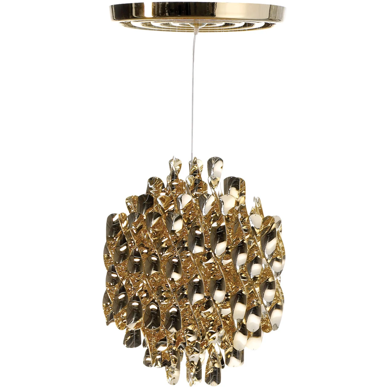 Spiral Sp1 Pendant Gold - Pendellampor - Verner Panton - Guld