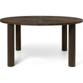 Thumbnail photo of Post Dining Table - Dining Table - Dark Brown - Ø: 150 x H: 73 cm