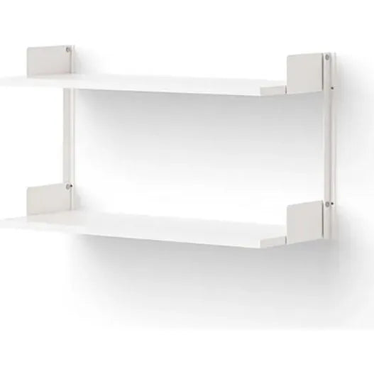 Photo of New Works Wall Shelf - Hylde - 46 - White / White - H46 X W83.5 X D30.5 Cm