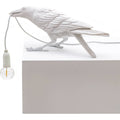 Thumbnail photo of Bird Lamp Playing White Outdoors