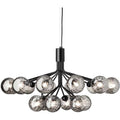 Thumbnail photo of Apiales 18 Chandelier Satin Black/optic Smoked