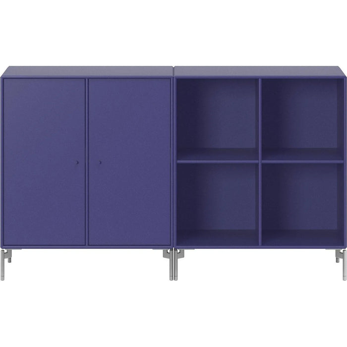 Photo of Pair Classic Sideboard - Matt Chrome Legs