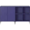 Pair Classic Sideboard - Matt Chrome Legs