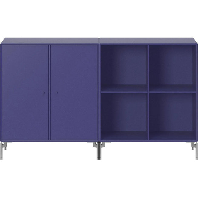 Photo of Pair Classic Sideboard - Matt Chrome Legs