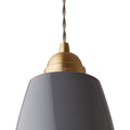 Thumbnail photo of Original 1227 Brass Maxi Pendant Lamp Elephant Grey - Pendellampor - George Carwardine - Grå