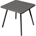 Thumbnail photo of Luxembourg Oven Leg Table 80 x 80 cm - Liquorice - Outdoor Dining Table - Metal