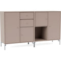 Thumbnail photo of Couple Sideboard - Mushroom / Matt Chrome Legs - Sideboards - Peter J. Lassen - Beige - Mdf