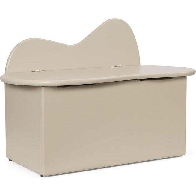 Photo of Slope Storage Bench - Børnebænk - Cashmere - W75 X H51 X D38 X Sh32 Cm