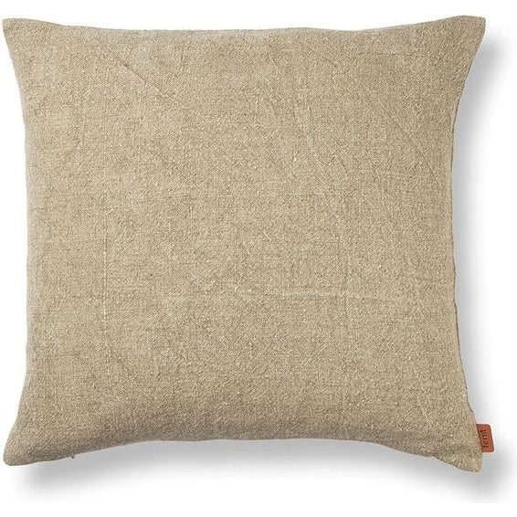 Photo of Heavy Linen Cushion - Pude - Natural - W50 X H50 Cm