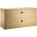 Thumbnail photo of String drawer unit 78x30, oak - shelving - Nils Strinning - wood-coloured - wood