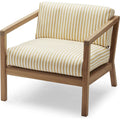 Thumbnail photo of Virkelyst Chair, Teak, Fossflakes Padding, Outdoor Textile /