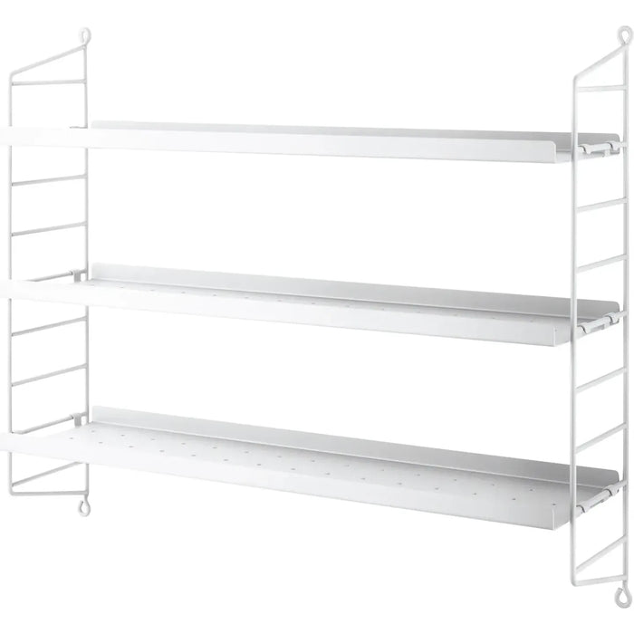 Photo of String Pocket Metal White - Shelving - Orange