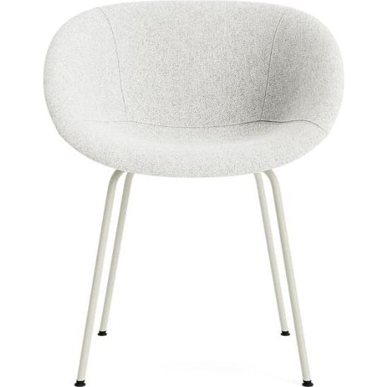 Photo of Matte Armchair Fully Upholstered - Cream Steel
