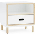 Thumbnail photo of Kabino Bedside Table - Bedside Table - White - L: 50 x D: 41 x H: 50 cm