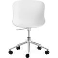 Thumbnail photo of Hyg Chair Swivel Frame 5w Gas Lift - Office Chair - Seat: White / Frame: Aluminium - L: 72.5 x D: 72.5 x H: 78/92 x Sh: 38/52 cm
