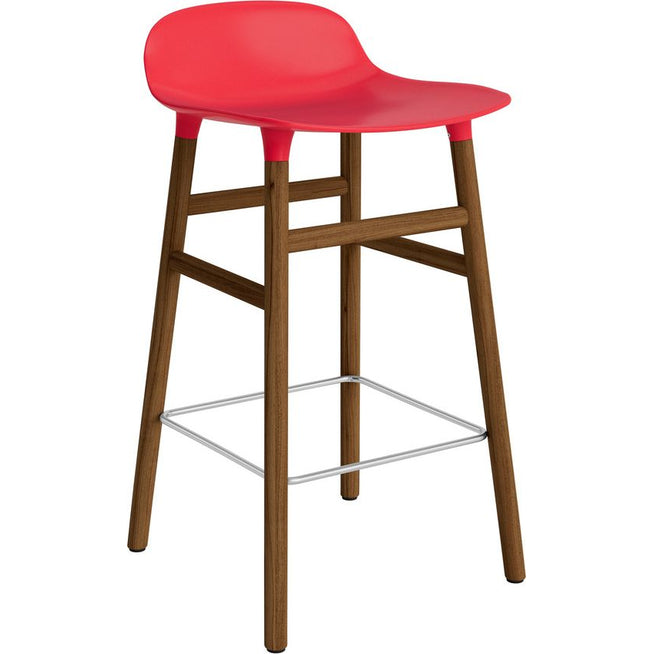 Photo of Form Bar Stool 65 Cm Walnut