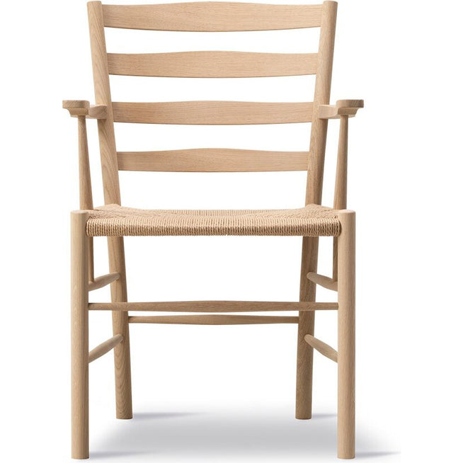 Photo of Klint Armchair 3208 / By Kaare Klint - Spisebordsstol - Oak Soap / Natural Papercord - W58 X D55 X H85 X Sh45,5 Cm