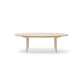 Thumbnail photo of CH339 dining table - oak - oil - pull-out for 2 leaves incl. 1 wooden support leg in black