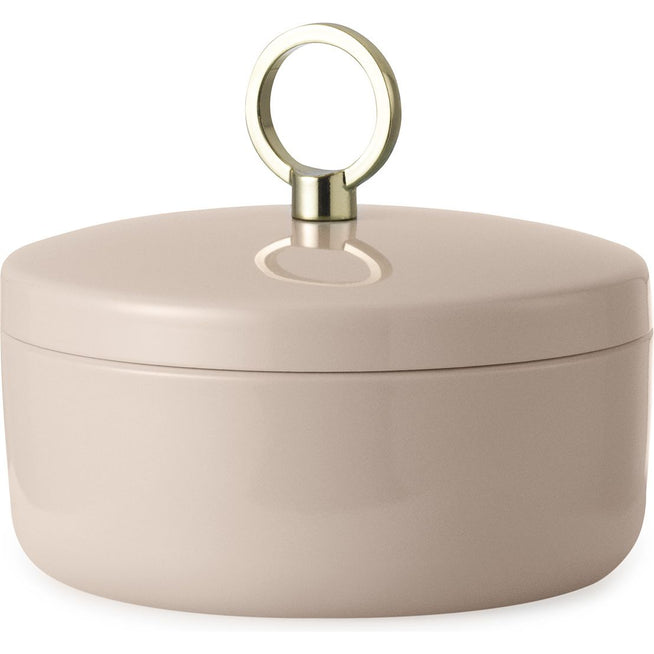 Photo of Ring Box - Krukke - Medium - Sand - H: 8,5 X Ø: 10 Cm