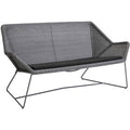 Thumbnail photo of Breeze 2-personers Loungesofa 5567 Li/ls/lw - Havesofa - Lysegrå - B: 154 X D: 76 X H: 78 X Sh: 37 Cm
