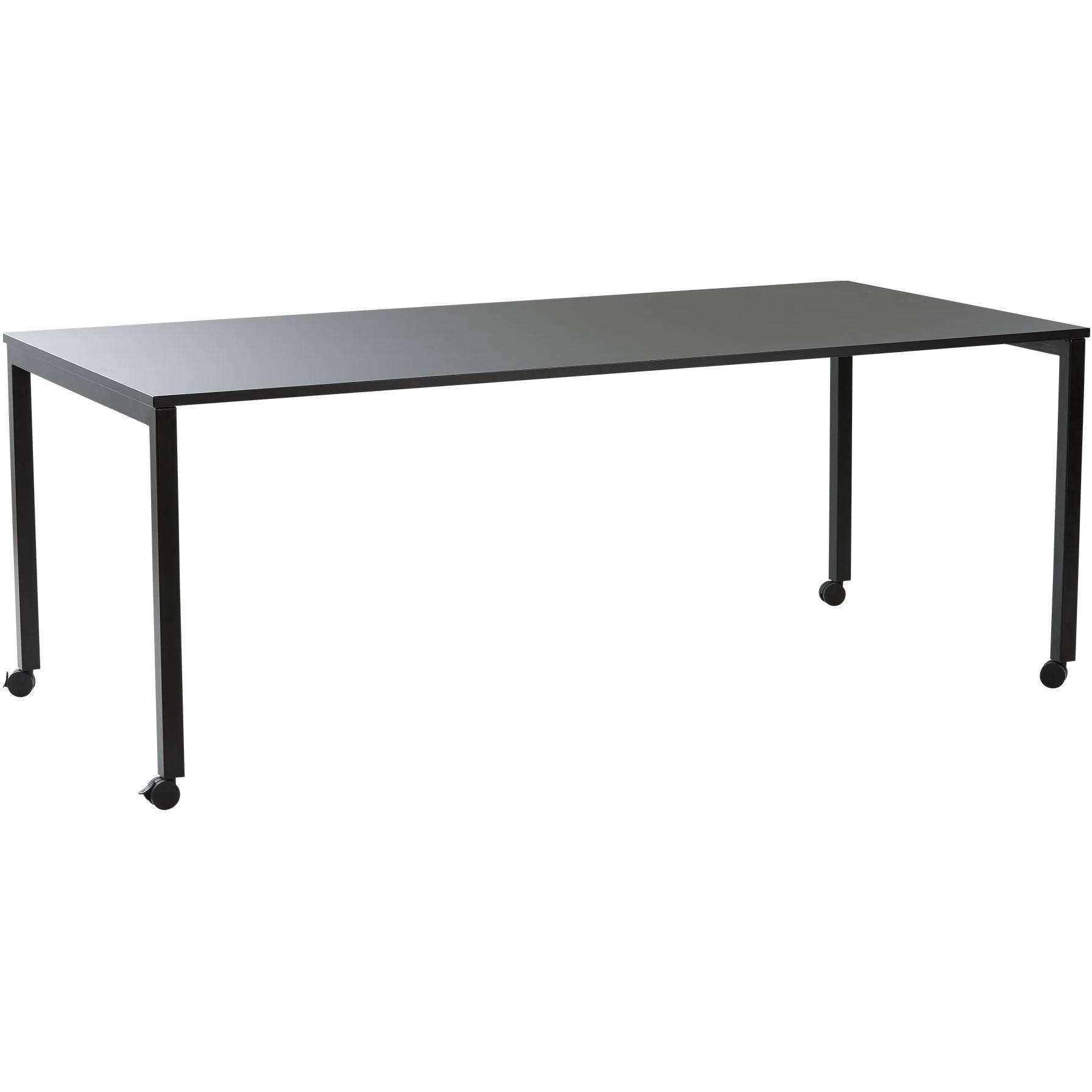 Panton Move Table Black - Matbord - Verner Panton - Svart - Mdf/laminat/metall