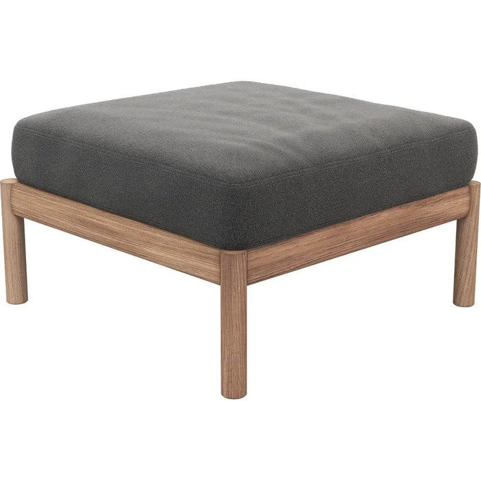 Photo of Tradition Pouf - Charcoal - Teak - Fsc 100% - Outdoor Stools - Wood