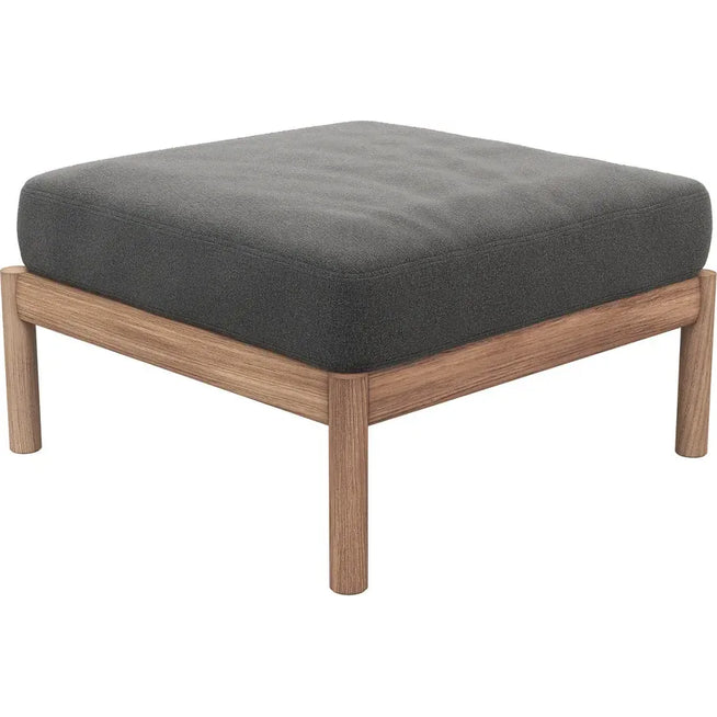 Photo of Tradition Pouf - Charcoal - Teak - Fsc 100% - Outdoor Stools - Wood