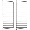 Thumbnail photo of String Wall Rack 75x30, Black, 2-pack - Shelving - Nils Strinning - Black - Metal