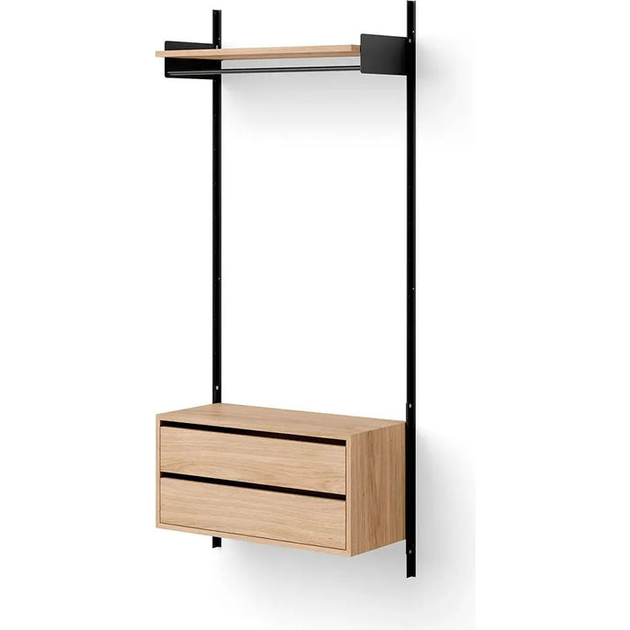 Photo of New Works Wardrobe Shelf Cabinet W. Drawers - Reolsystem - Oak /