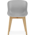 Thumbnail photo of Hyg Chair Wood - Dining chair - grey - oak - H: 84 x L: 54 x D: 53.5 x Sh: 46 cm