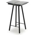 Thumbnail photo of Georg Bar Stool Black Lacquered Seat Height 66 cm - Bar Stools - Leather/Wood/Wool