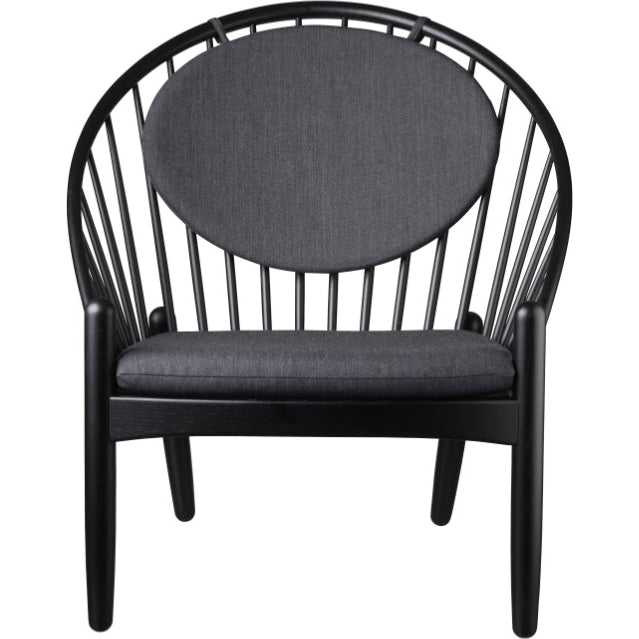 Photo of Poul M. Volther Armchair - J166 Jørna - Black/beige