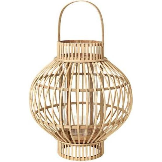 Photo of Globe Lantern Bamboo / Glass-ø36xH40cm