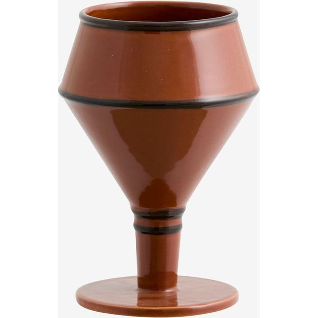 Photo of Capparis Wine Cup Brown Set of 4 Pieces