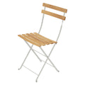 Thumbnail photo of Bistro Natural Chair - Clay Grey - Garden Chairs - Metal/Wood