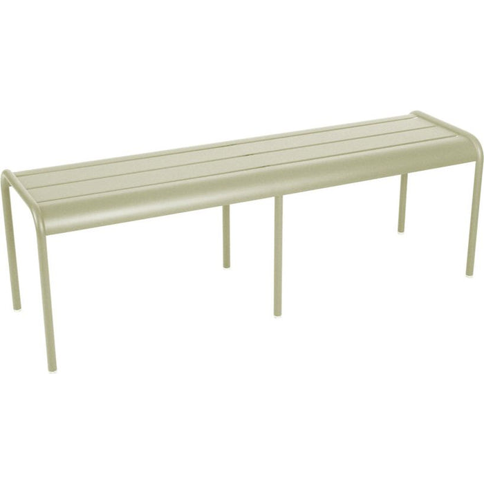 Photo of Luxembourg 3/4 Seater Bench Willow Green 65 - Garden Benches - Frédéric Sofia - Green - Metal