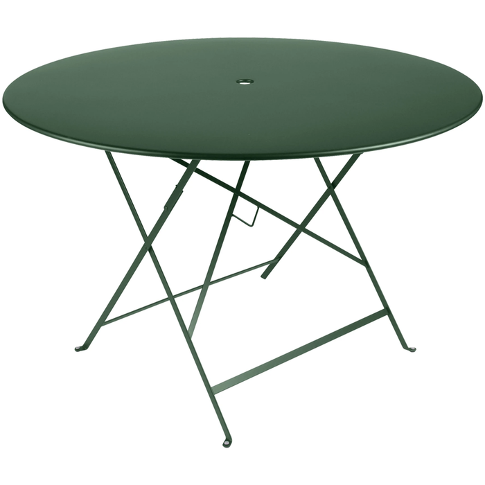 Photo of Bistro Table Ø 117 cm, Cedar Green - Outdoor dining table - Green - Metal