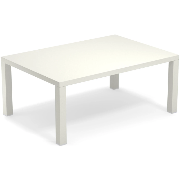 Photo of Round Coffee Table 70x100 White - Soffbord Utomhus - Christophe Pillet - Vit - Metall